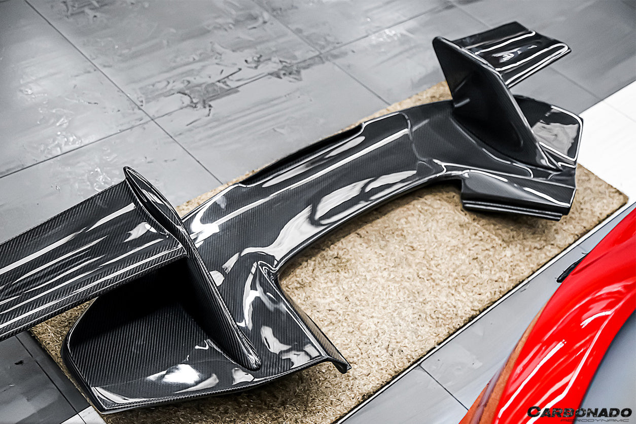 2015-2019 Ferrari 488 GTB MSY Style Trunk Wing Spoiler - Carbonado Aero