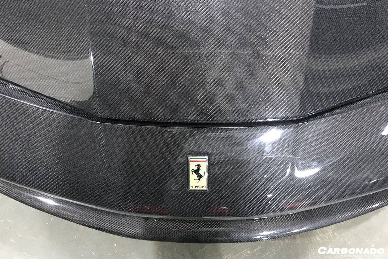 2015-2020 Ferrari 488 GTB Spyder OE Style Carbon Fiber Front Bumper - Carbonado Aero