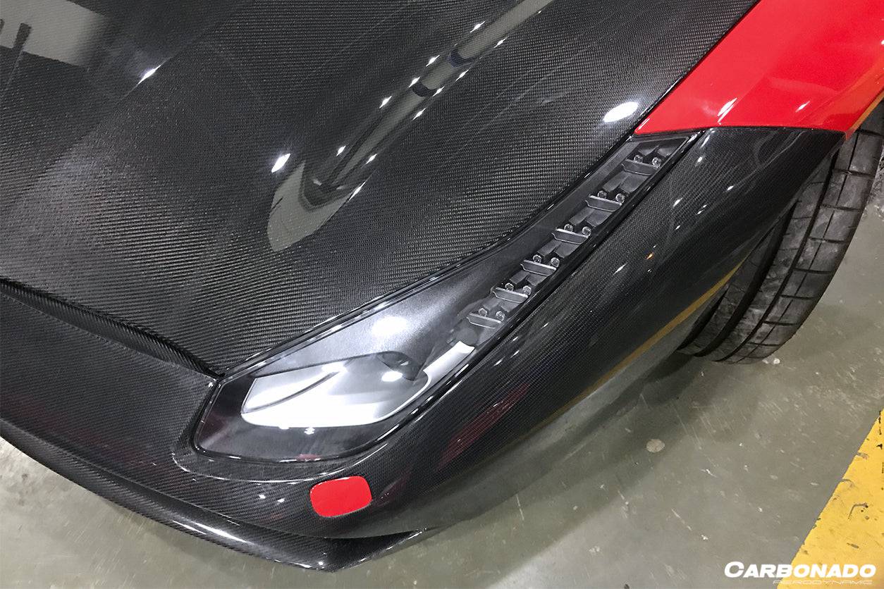 2015-2020 Ferrari 488 GTB Spyder OE Style Carbon Fiber Hood - Carbonado Aero