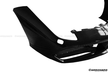 2015-2020 Ferrari 488 GTB Spyder OE Style Carbon Fiber Front Bumper - Carbonado Aero