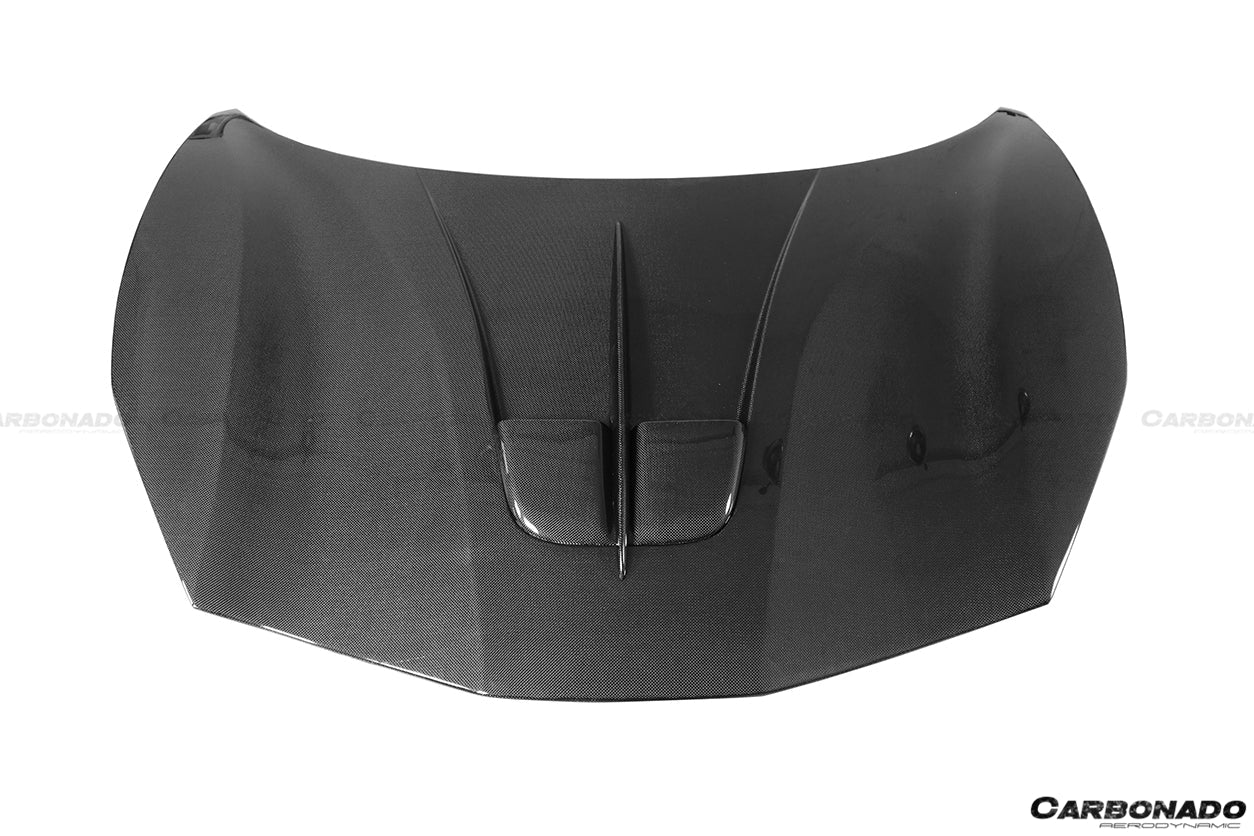 2015-2019 Ferrari 488 GTB Spider MA Style Carbon Fiber Hood