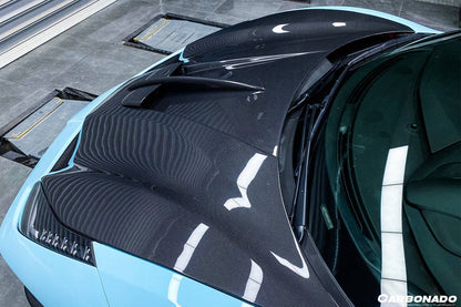 2015-2019 Ferrari 488 GTB/Spyder MA Style Carbon Fiber Hood - Carbonado Aero