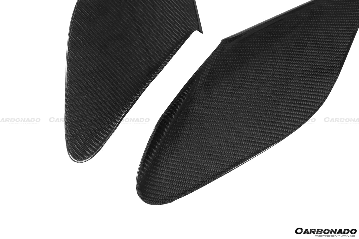 2015-2020 Ferrari 488 GTB & Spider MSY Style Carbon Fiber Side Air Intake Fins