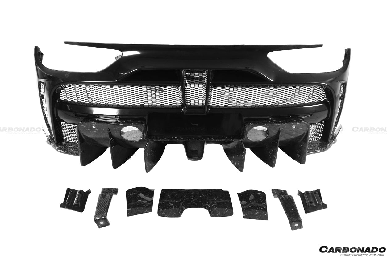 2015-2020 Ferrari 488 GTB & Spider MSY Style Rear Bumper