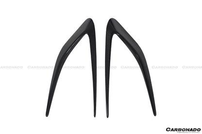 2015-2019 Ferrari 488 GTB/Spyder MSY Style Carbon Fiber Side Air Intake Flaps - Carbonado Aero
