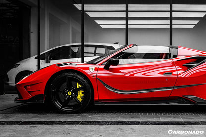 2015-2019 Ferrari 488 GTB/Spyder MSY Style Carbon Fiber Door Handle - Carbonado Aero