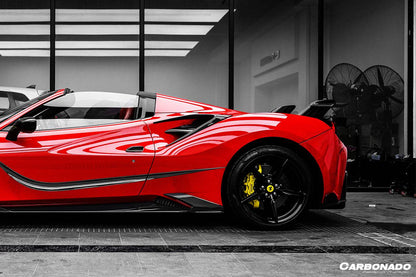 2015-2019 Ferrari 488 GTB/Spyder MSY Style Carbon Fiber Door Handle - Carbonado Aero