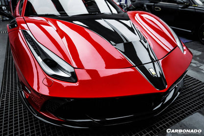 2015-2019 Ferrari 488 GTB/Spyder MSY Style Part Carbon Fiber Front Bumper - Carbonado Aero