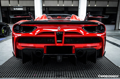 2015-2020 Ferrari 488 GTB & Spider MSY Style Rear Bumper