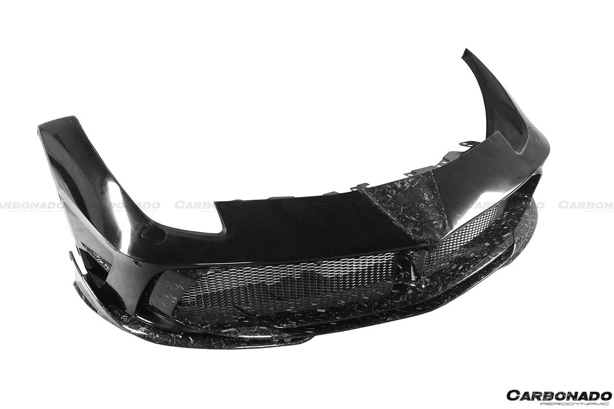 2015-2019 Ferrari 488 GTB/Spyder MSY Style Part Carbon Fiber Front Bumper - Carbonado Aero