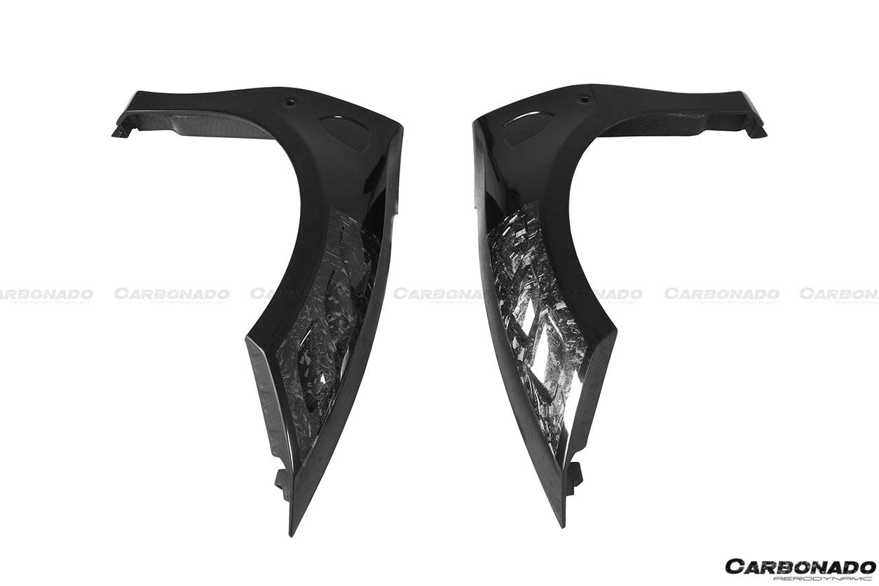 2015-2019 Ferrari 488 GTB/Spyder MSY Style Part Carbon Fiber Front Fender - Carbonado Aero