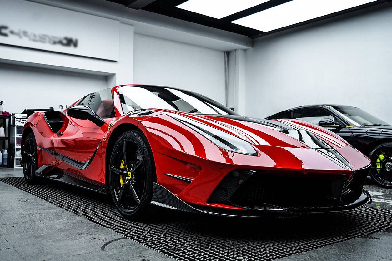 2015-2019 Ferrari 488 GTB & Spider MSY Style Part Carbon Fiber Full Body Kit - Carbonado