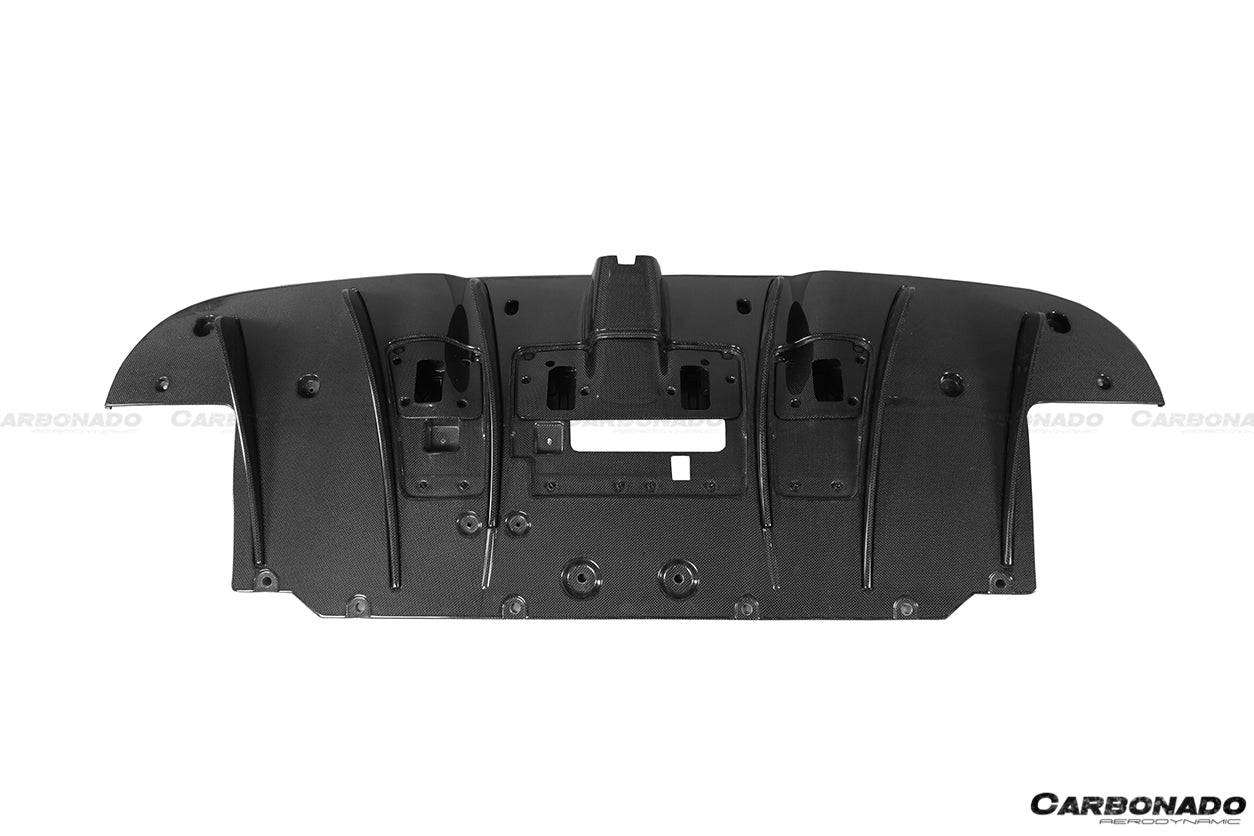 2015-2020 Ferrari 488 GTB Spyder OE Style Carbon Fiber Rear Diffuser - Carbonado Aero