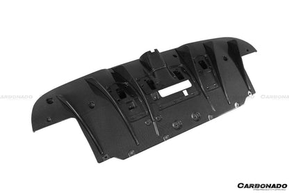 2015-2020 Ferrari 488 GTB Spider OE Style Carbon Fiber Rear Diffuser - Carbonado