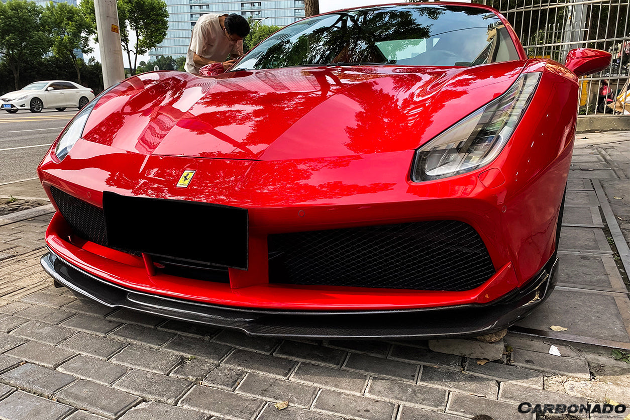 2015-2020 Ferrari 488 GTB And Spider RS Style Carbon Fiber Front Lip
