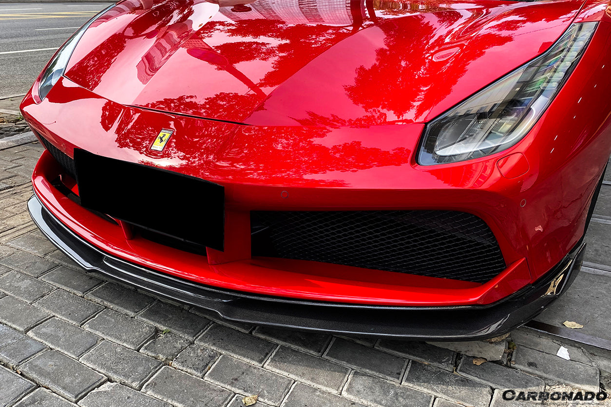 2015-2020 Ferrari 488 GTB And Spider RS Style Carbon Fiber Front Lip