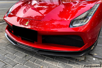 2015-2020 Ferrari 488 GTB And Spider RS Style Carbon Fiber Front Lip