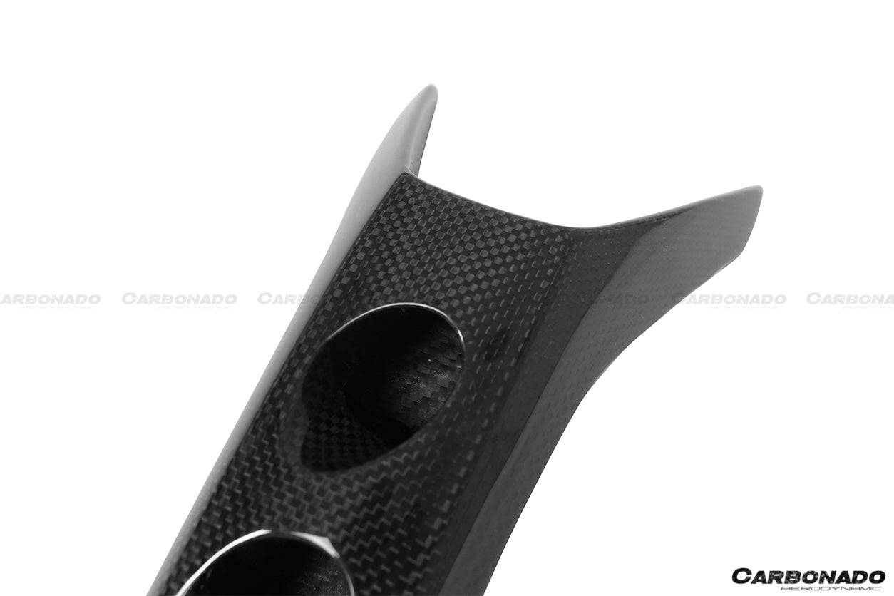 2015-2020 Ferrari 488 GTB Spyder OE Style Dry Carbon Fiber Bridge Control - Carbonado Aero