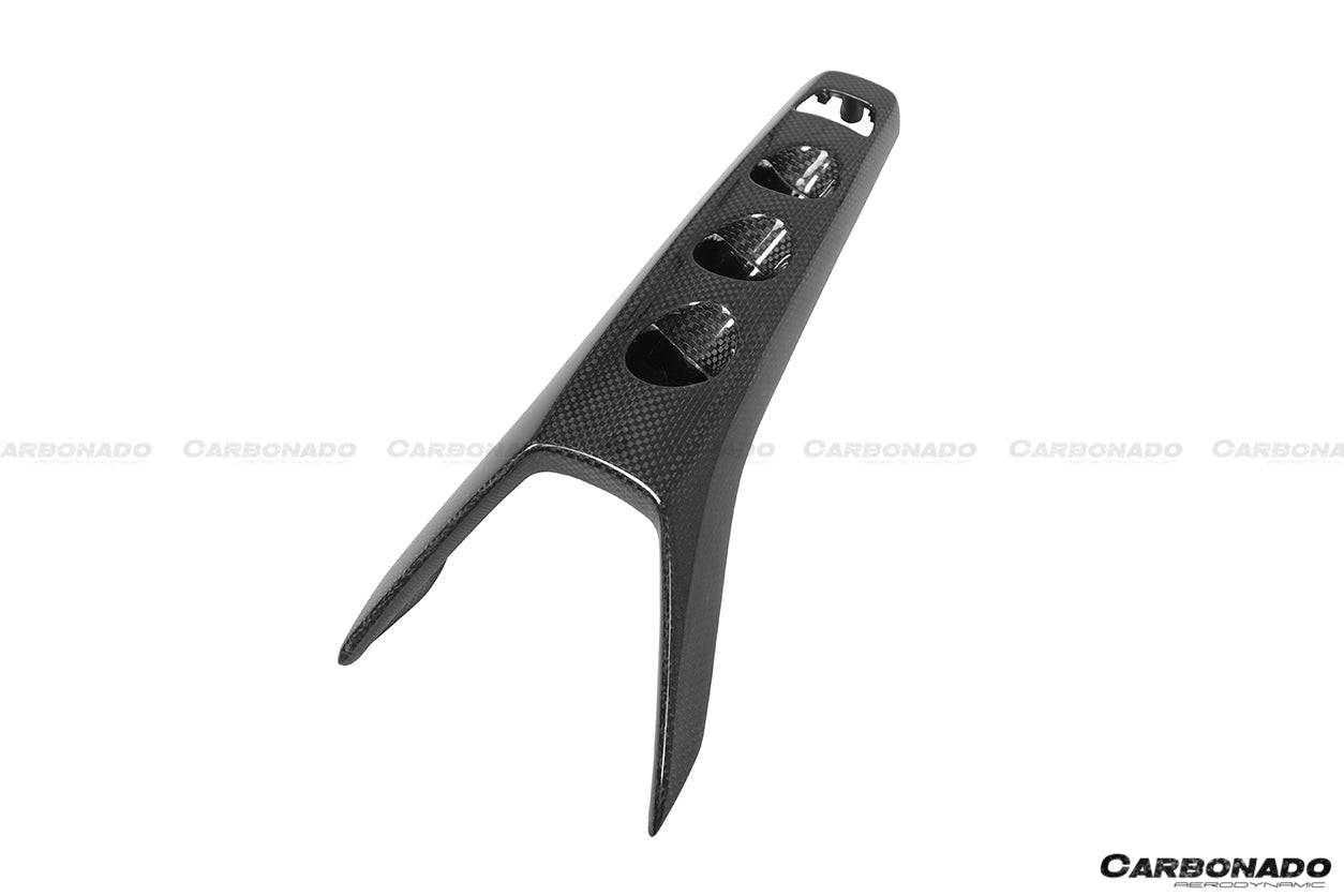 2015-2020 Ferrari 488 GTB Spyder OE Style Dry Carbon Fiber Bridge Control - Carbonado Aero