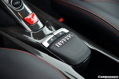 2015-2020 Ferrari 488 GTB Spider OE Style Dry Carbon Fiber Bridge Control - Carbonado