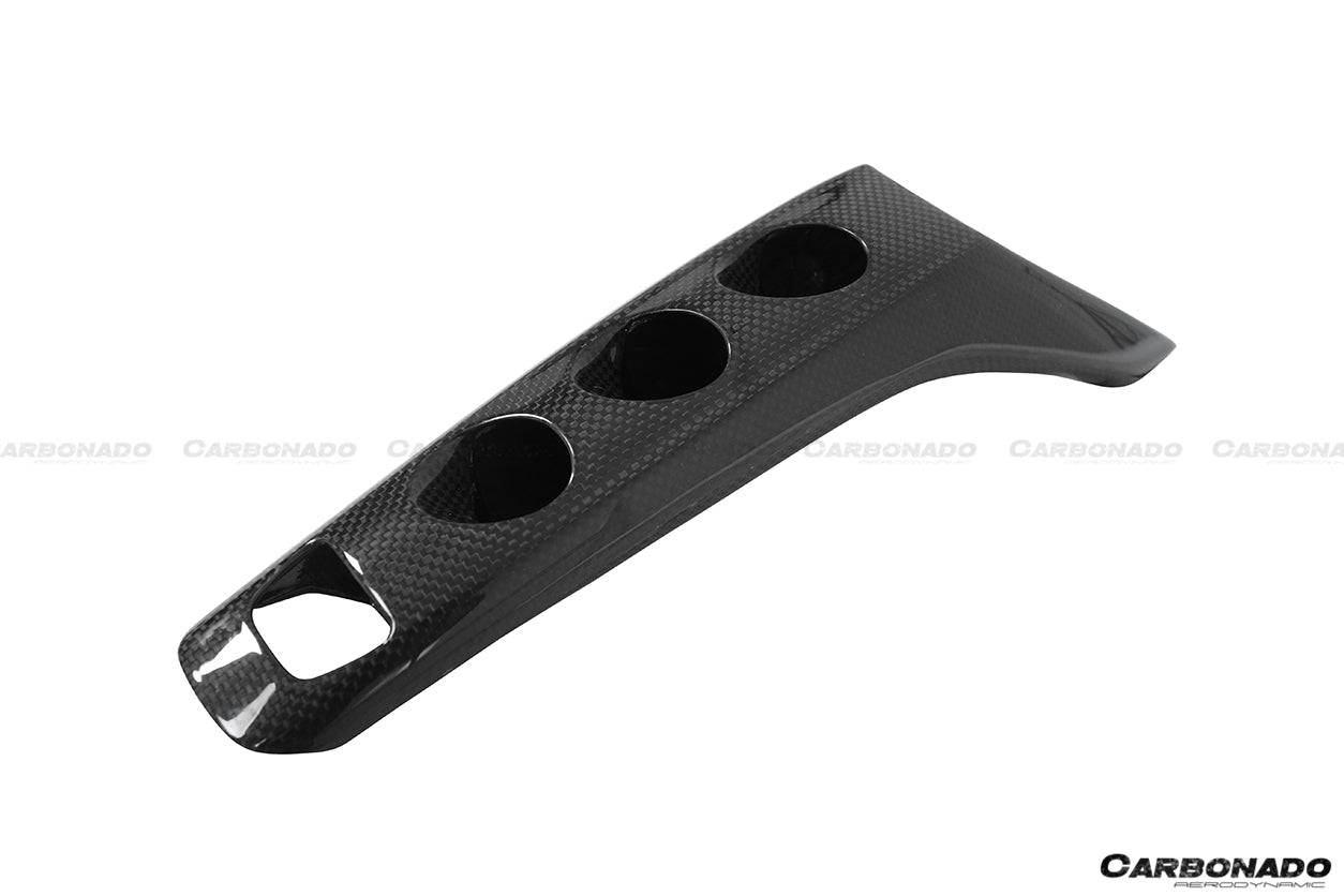 2015-2020 Ferrari 488 GTB Spyder OE Style Dry Carbon Fiber Bridge Control - Carbonado Aero