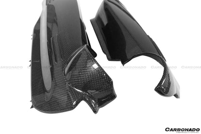 2015-2020 Ferrari 488 GTB/Spyder Dry Carbon Fiber Engine Replacement Cover - Carbonado Aero