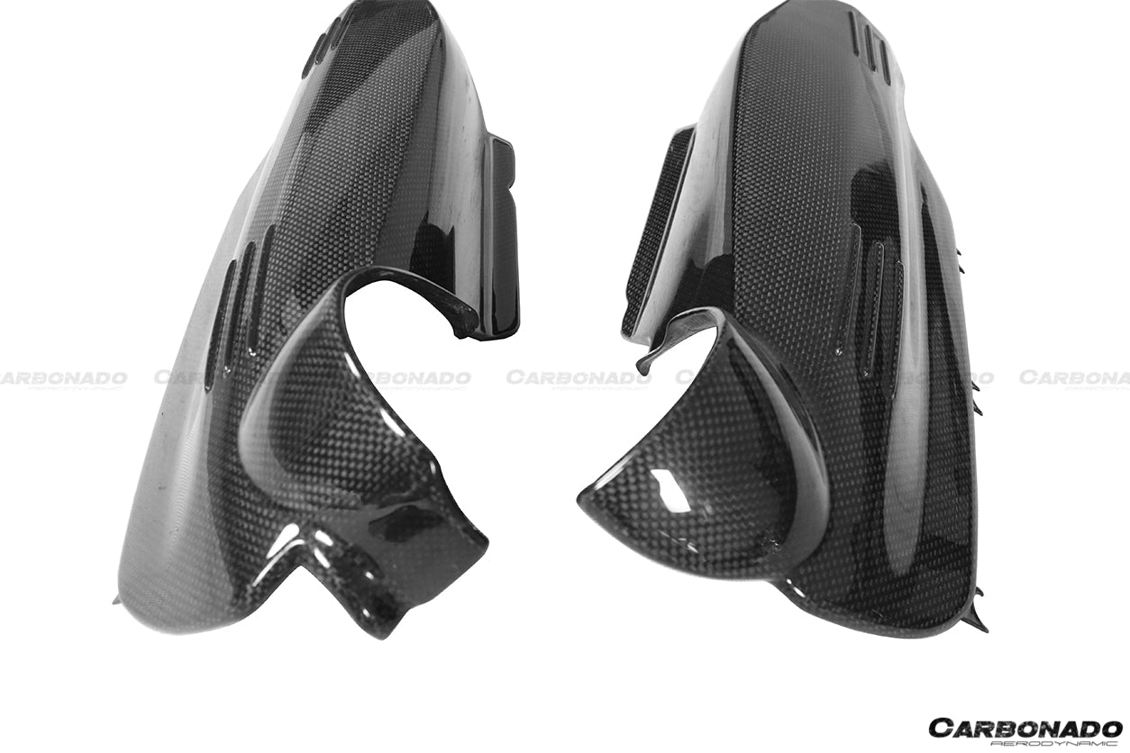 2015-2020 Ferrari 488 GTB/Spyder Dry Carbon Fiber Engine Replacement Cover - Carbonado Aero