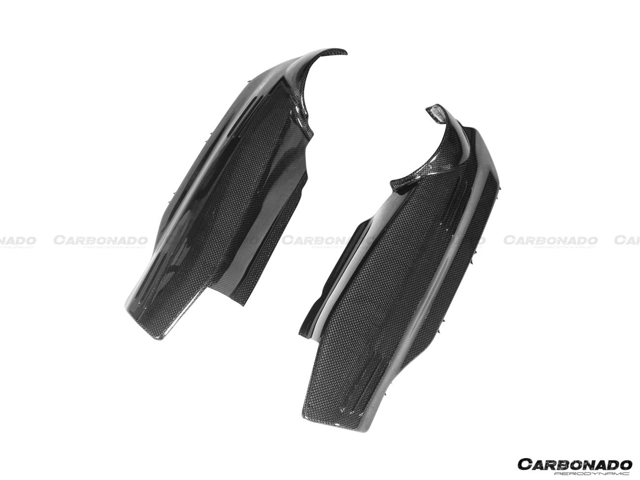 2015-2020 Ferrari 488 GTB/Spyder Dry Carbon Fiber Engine Replacement Cover - Carbonado Aero