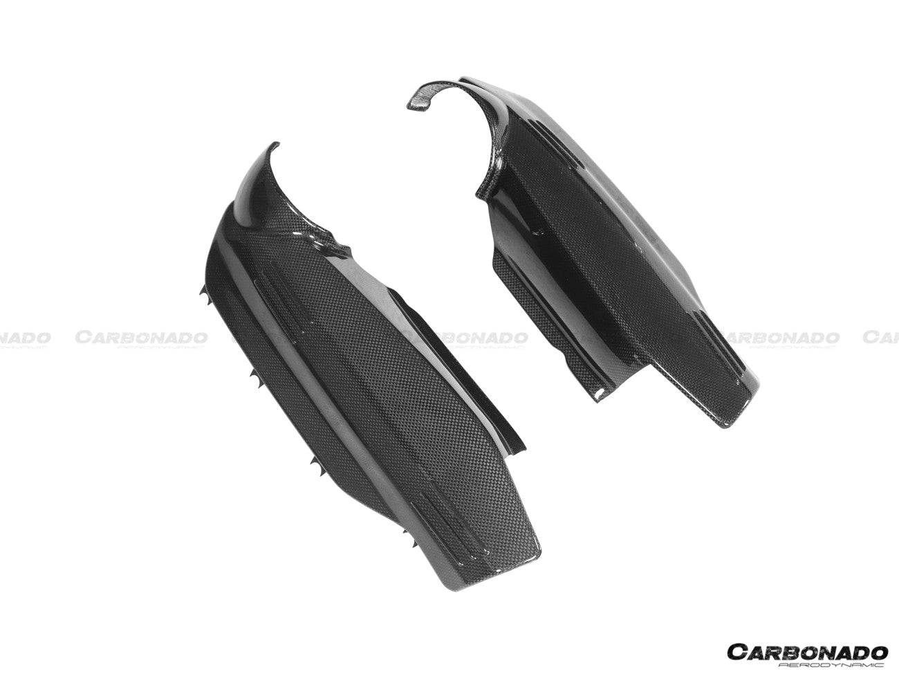2015-2020 Ferrari 488 GTB/Spyder Dry Carbon Fiber Engine Replacement Cover - Carbonado Aero