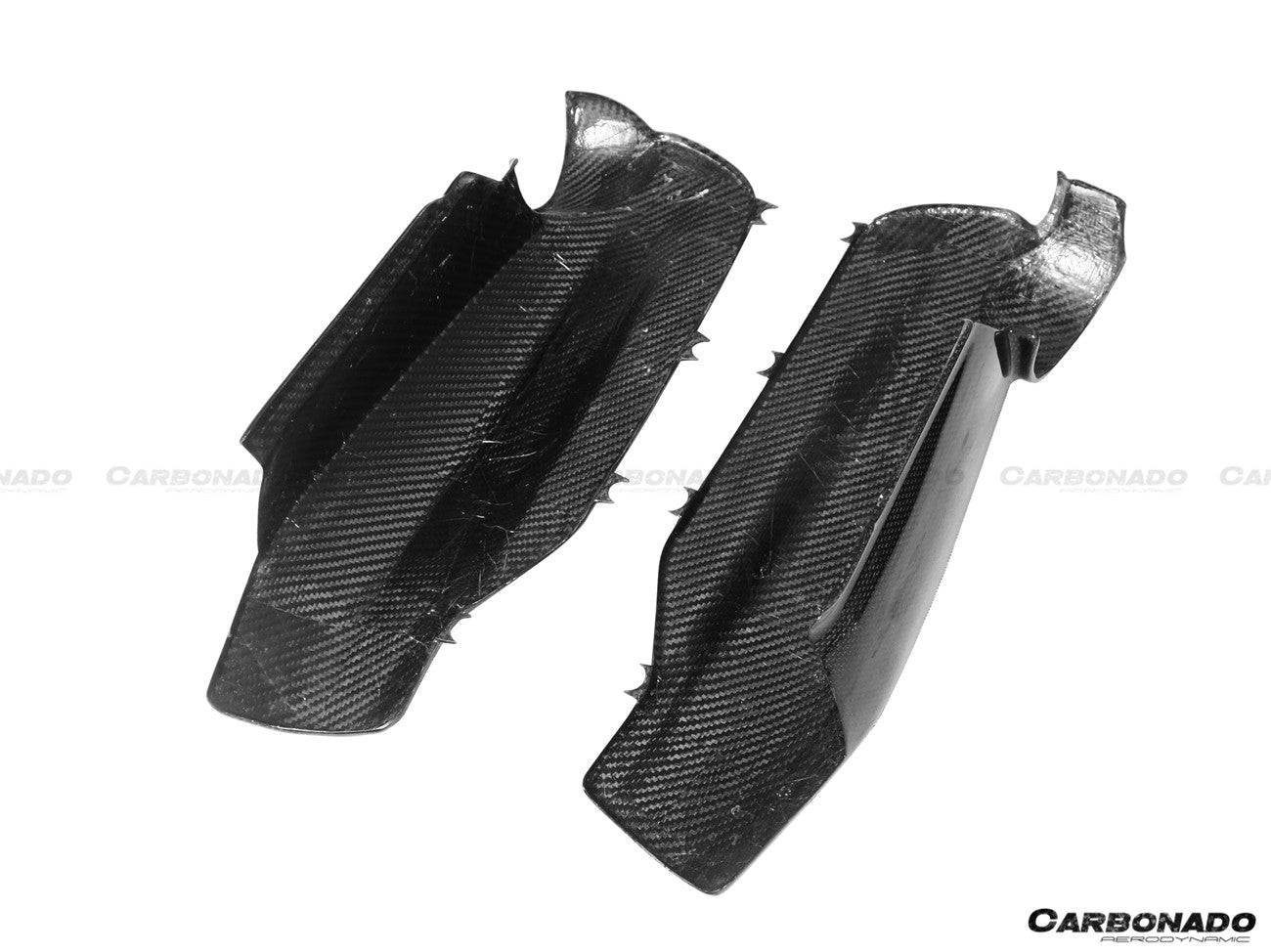 2015-2020 Ferrari 488 GTB/Spyder Dry Carbon Fiber Engine Replacement Cover - Carbonado Aero