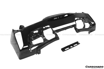 2018-2020 Ferrari 488 Pista OEM Style Part Carbon Fiber Rear Bumper - Carbonado Aero