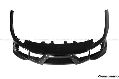 2018-2020 Ferrari 488 Pista OEM Style Part Carbon Fiber Front Bumper - Carbonado Aero
