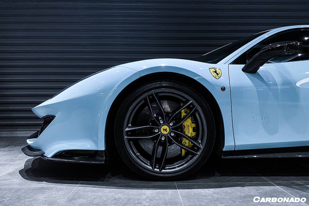 2015-2020 Ferrari 488 Pista/GTB/Spyder OEM Style Side Skirts - Carbonado Aero