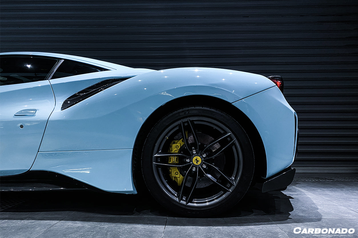 2015-2020 Ferrari 488 Pista/GTB/Spyder OEM Style Side Skirts - Carbonado Aero