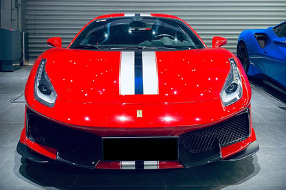 2018-2020 Ferrari 488 Pista OEM Style Part Carbon Fiber Front Bumper - Carbonado