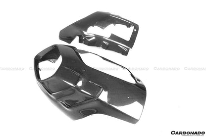 2018-UP Ferrari 812 Superfast MSY Style DRY Carbon Fiber Rear Diffuser w/ Light - Carbonado Aero