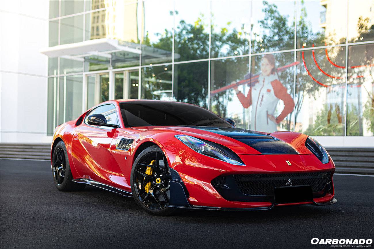 2018-UP Ferrari 812 Superfast & GTS MSY Style DRY Carbon Fiber Hood - Carbonado