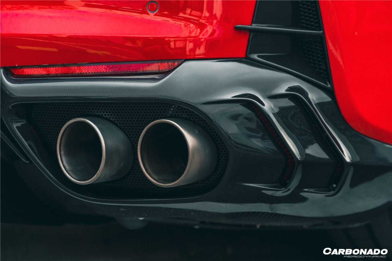2017-2026 Ferrari 812 Superfast MSY Style Rear Diffuser with Light