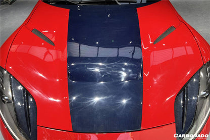 2018-UP Ferrari 812 Superfast /GTS MSY Style DRY Carbon Fiber Hood - Carbonado Aero