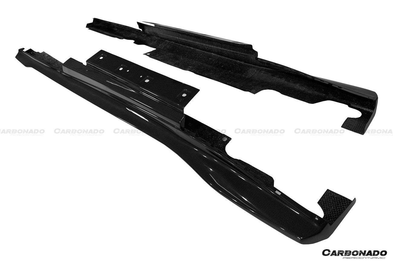 2018-UP Ferrari 812 Superfast /GTS MSY Style DRY Carbon Fiber Side Skirts - Carbonado Aero