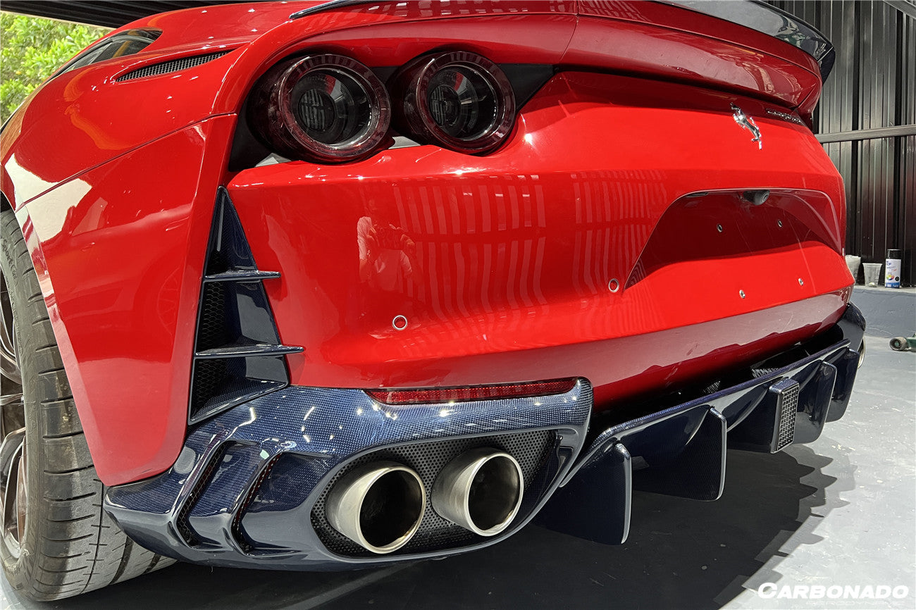 2017-2026 Ferrari 812 Superfast & GTS MSY Style Rear Bumper Vents