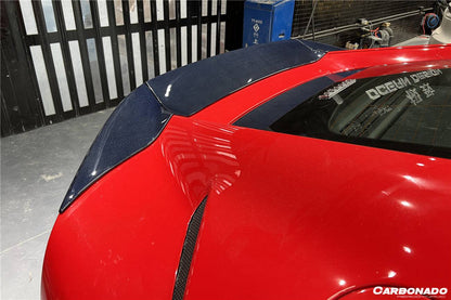 2018-UP Ferrari 812 Superfast MSY Style DRY Carbon Fiber Trunk Spoiler - Carbonado Aero