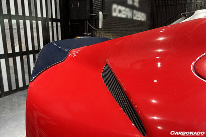 2018-UP Ferrari 812 Superfast MSY Style DRY Carbon Fiber Trunk Spoiler - Carbonado Aero