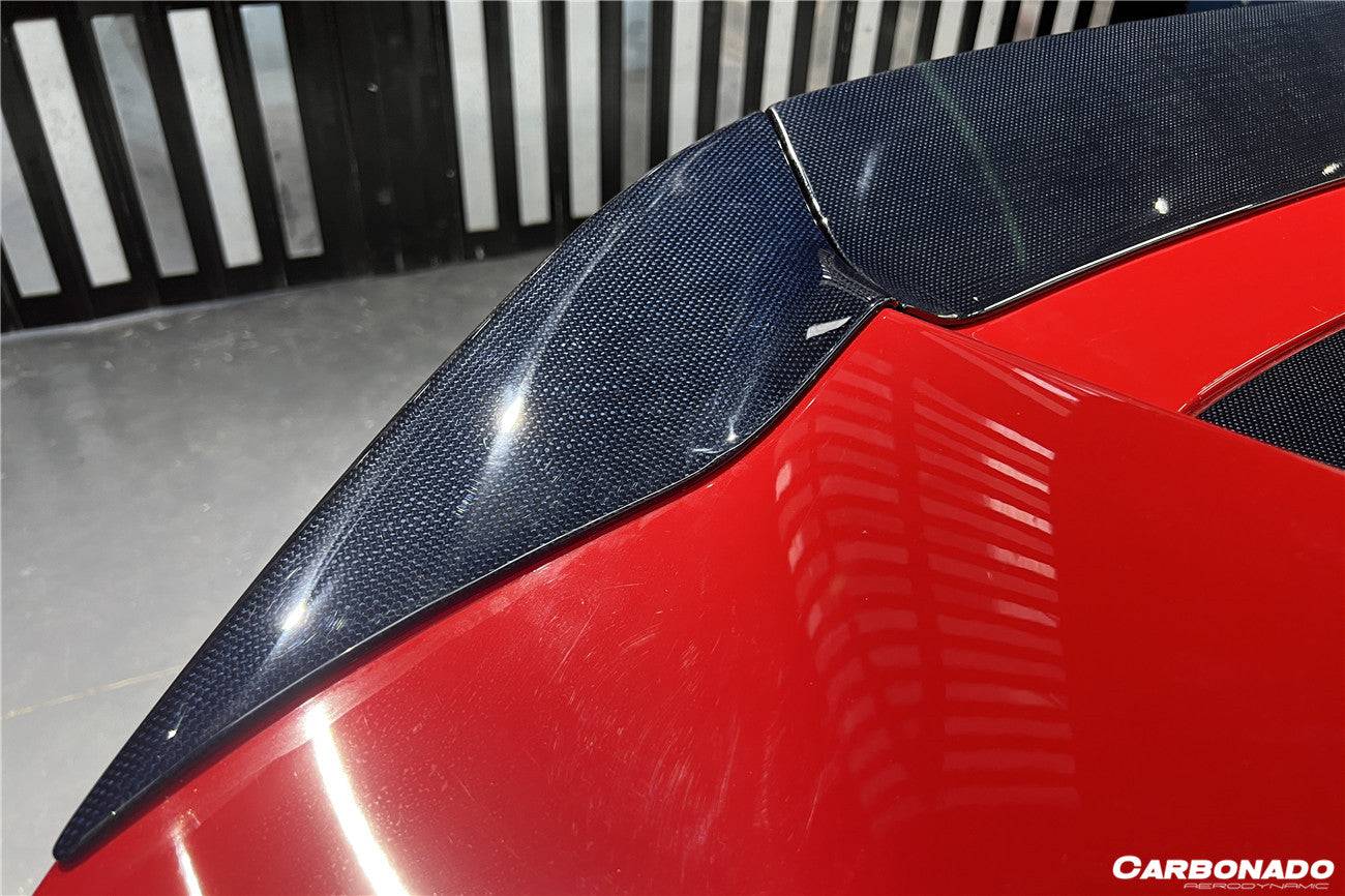 2018-UP Ferrari 812 Superfast MSY Style DRY Carbon Fiber Trunk Spoiler - Carbonado Aero