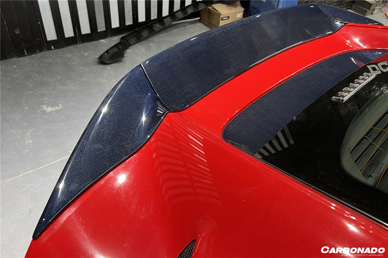 2018-UP Ferrari 812 Superfast MSY Style DRY Carbon Fiber Trunk Spoiler - Carbonado Aero