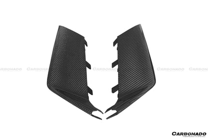 2013-2018 Audi RS6 Avant BS Style Carbon Fiber Front Bumper Caps