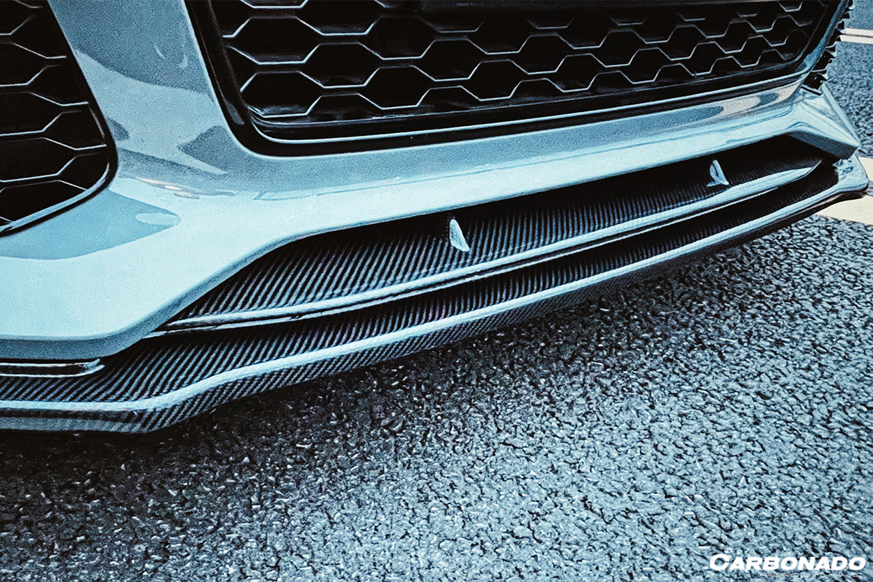 2013-2018 Audi RS6 Avant OE Style Carbon Fiber Front Lip - Carbonado Aero