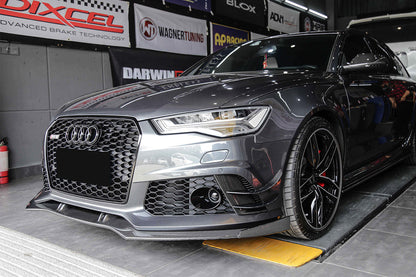 2013-2018 Audi RS6 Avant BS Style Carbon Fiber Front Lip