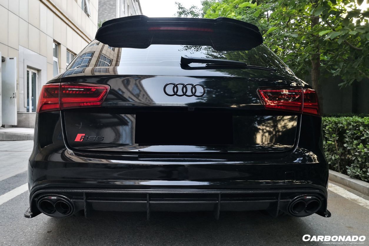 2013-2018 Audi RS6 Avant OE Style Carbon Fiber Rear Lip - Carbonado Aero
