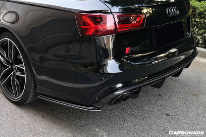 2013-2018 Audi RS6 Avant OE Style Carbon Fiber Rear Lip - Carbonado Aero